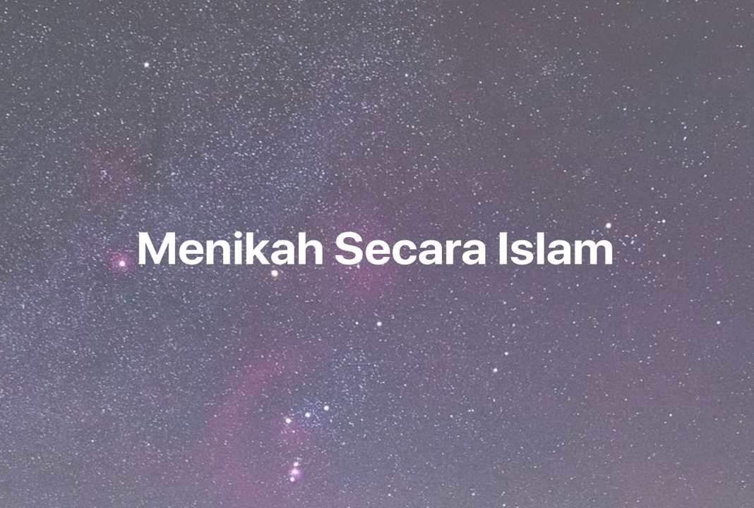 Gambar Mimpi Menikah Secara Islam