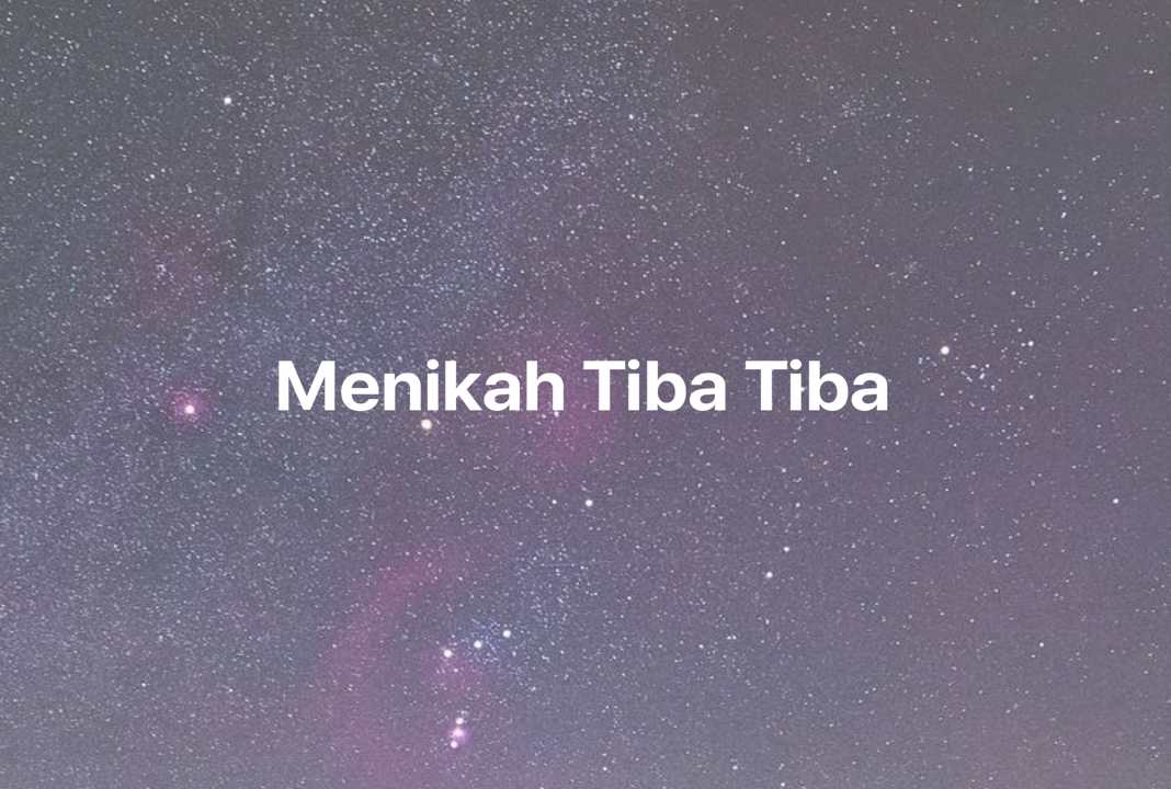 Gambar Mimpi Menikah Tiba Tiba