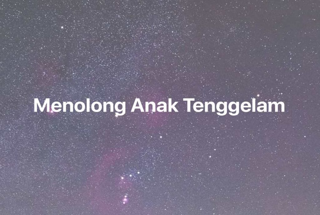 Gambar Mimpi Menolong Anak Tenggelam