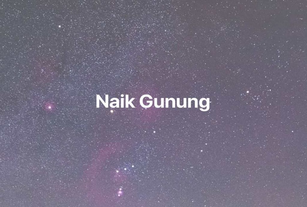 Gambar Mimpi Naik Gunung