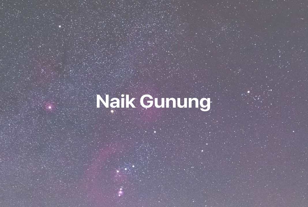 Gambar Mimpi Naik Gunung