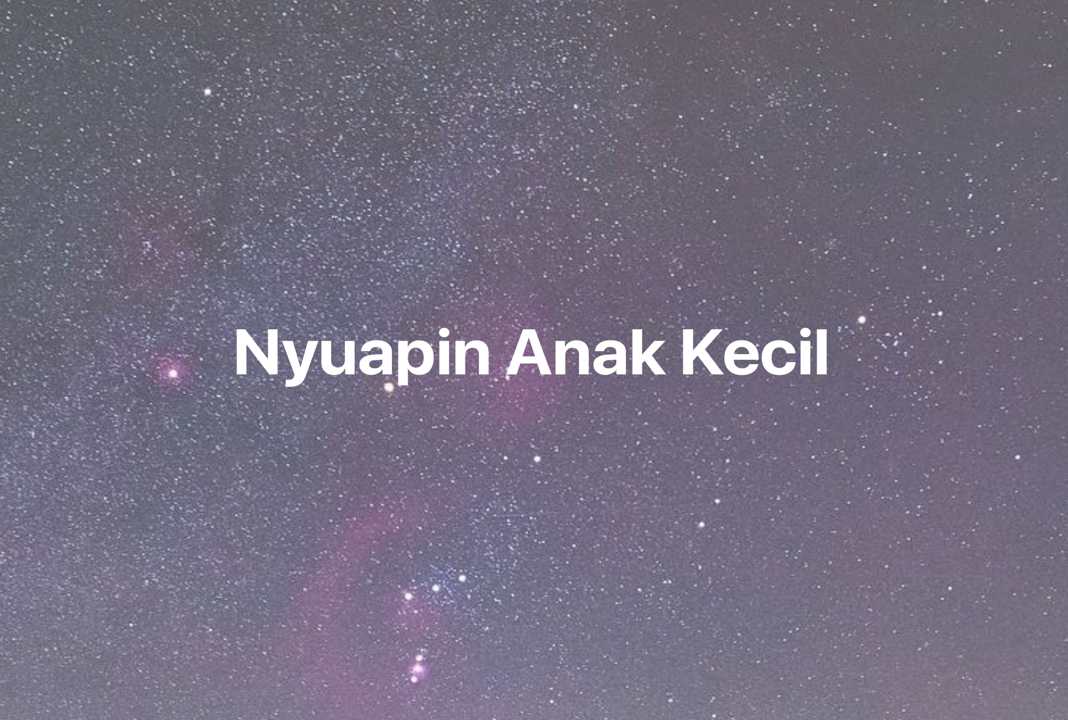 Gambar Mimpi Nyuapin Anak Kecil