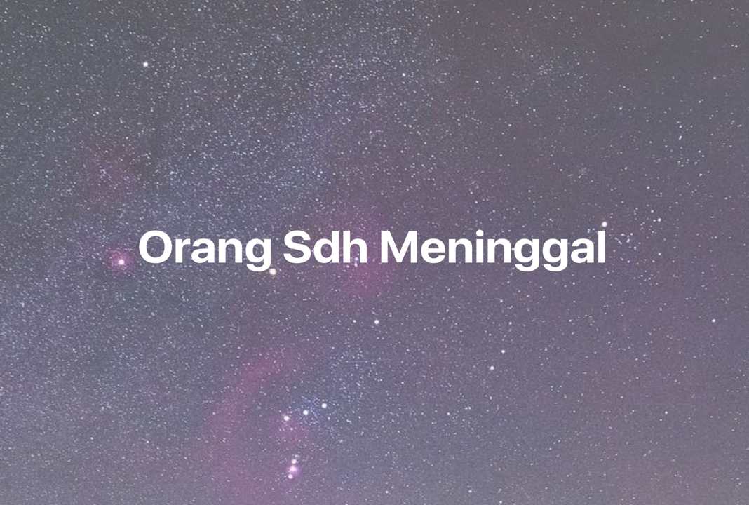 Gambar Mimpi Orang Sdh Meninggal