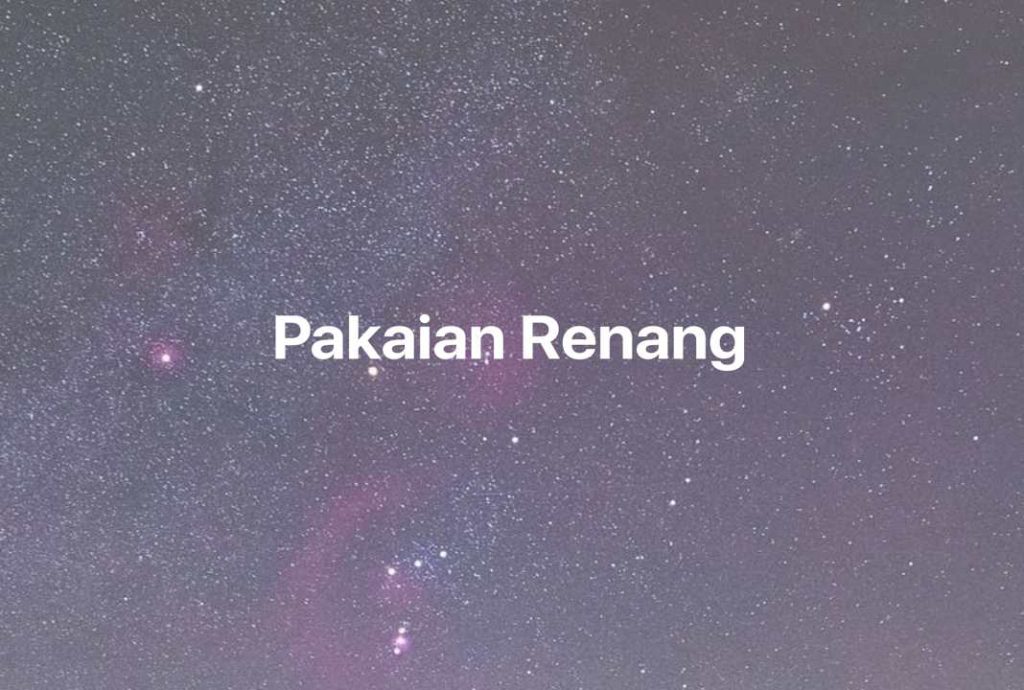 Gambar Mimpi Pakaian Renang