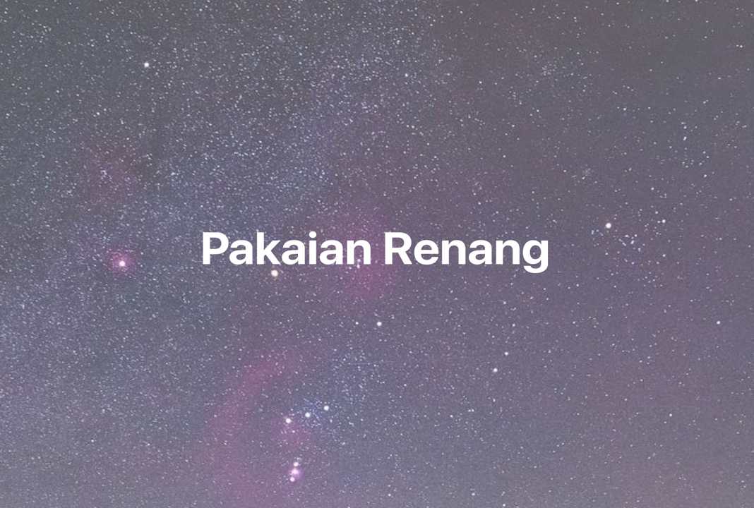 Gambar Mimpi Pakaian Renang