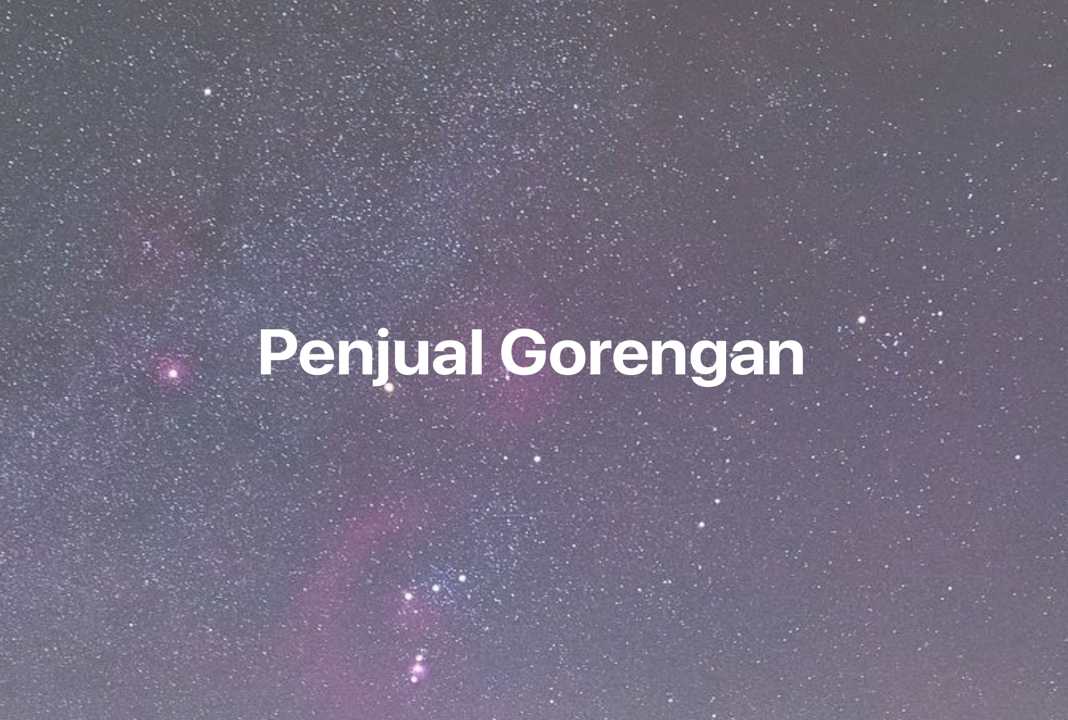 Gambar Mimpi Penjual Gorengan