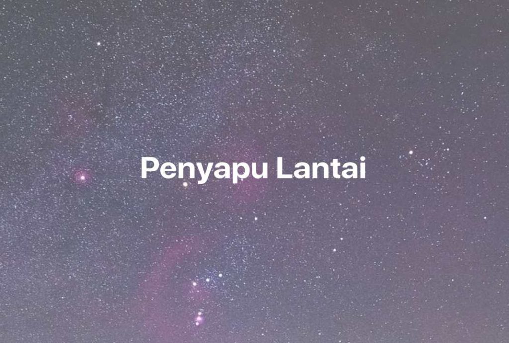 Gambar Mimpi Penyapu Lantai