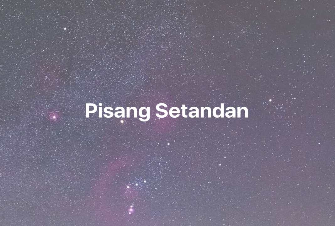 Gambar Mimpi Pisang Setandan