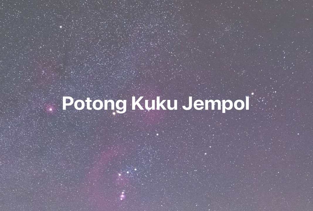 Gambar Mimpi Potong Kuku Jempol