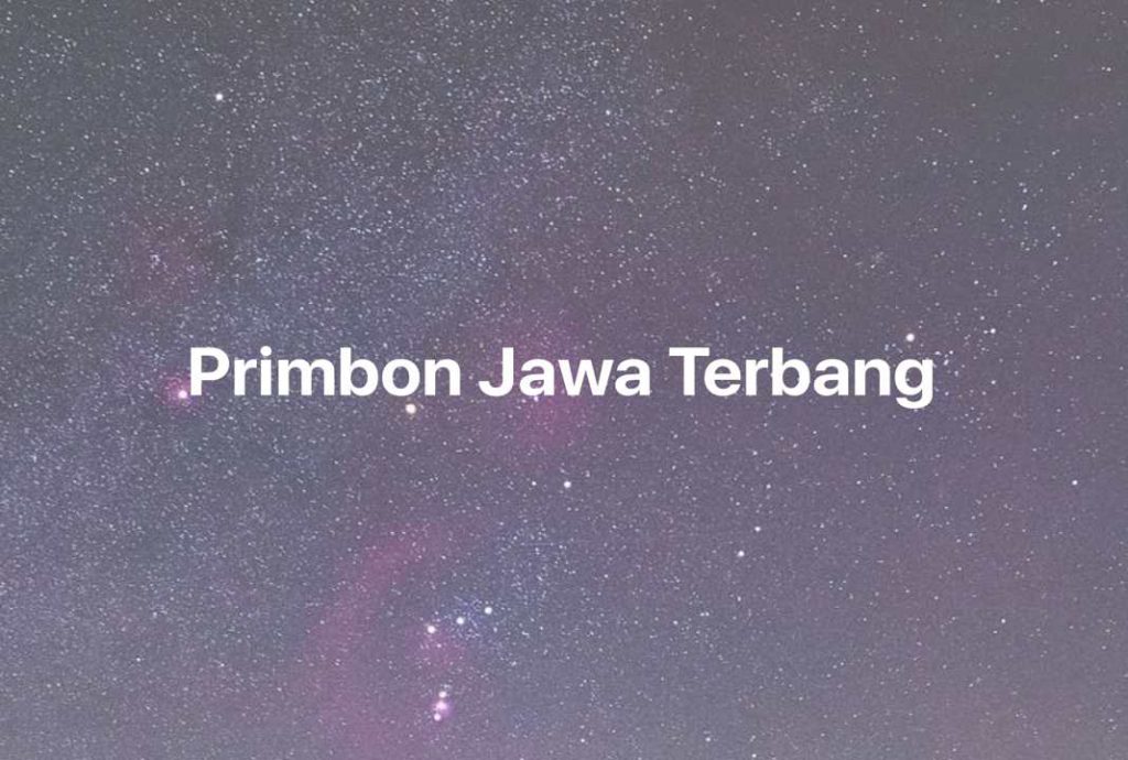 Gambar Mimpi Primbon Jawa Terbang