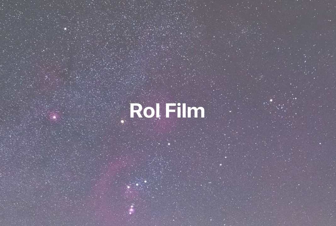 Gambar Mimpi Rol Film