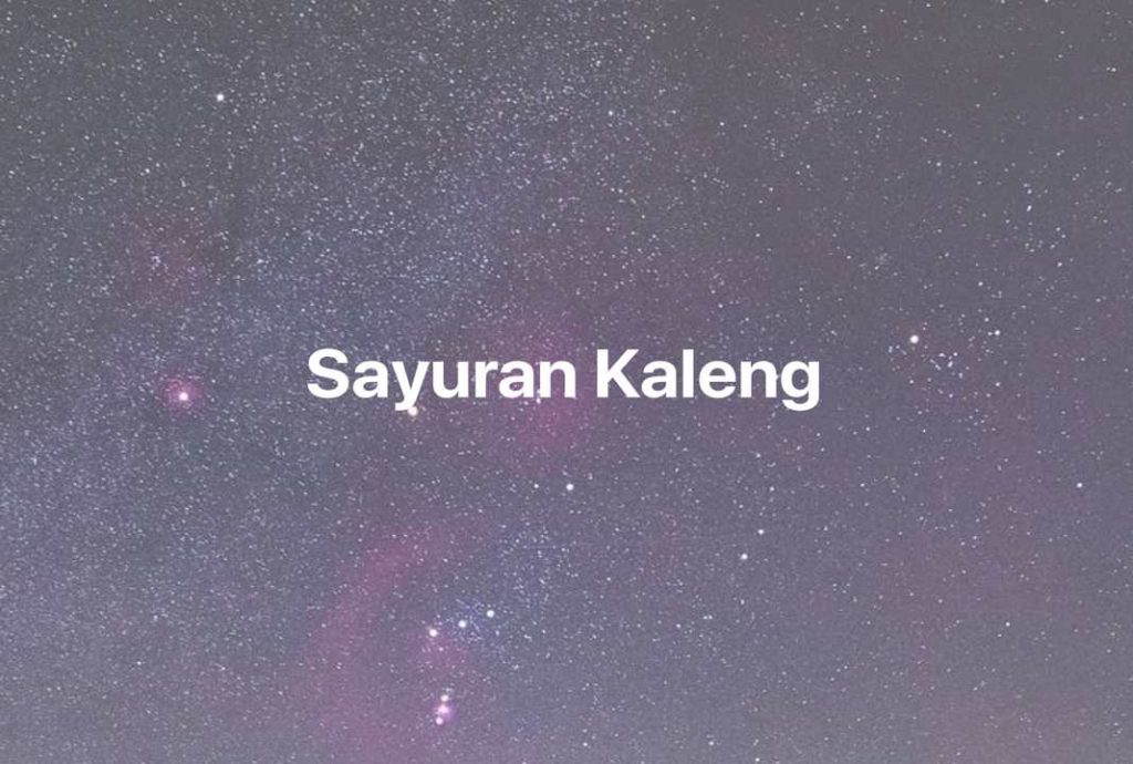 Gambar Mimpi Sayuran Kaleng