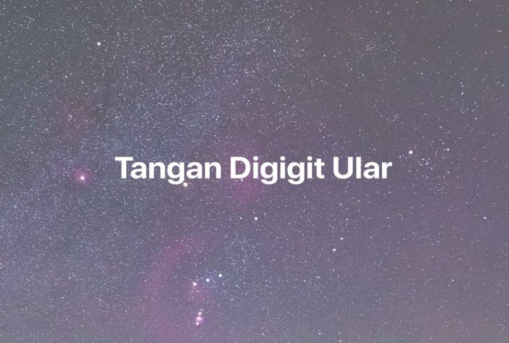 Gambar Mimpi Tangan Digigit Ular