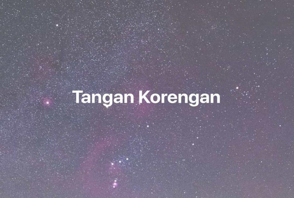 Gambar Mimpi Tangan Korengan