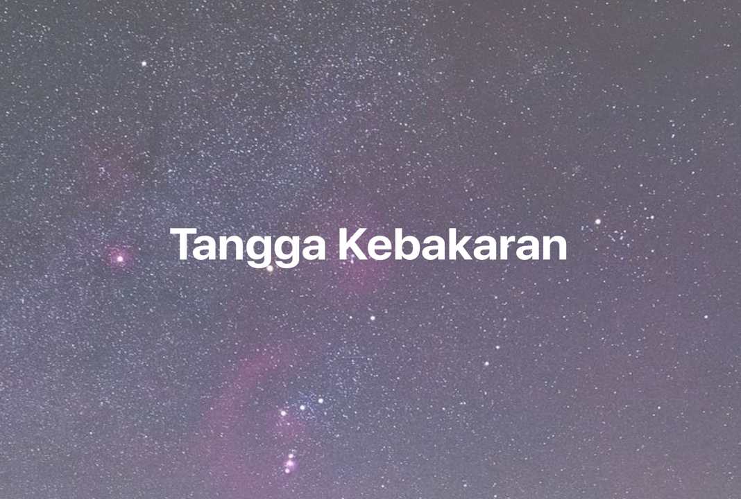 Gambar Mimpi Tangga Kebakaran