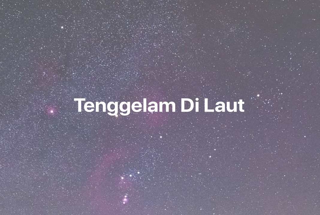 Gambar Mimpi Tenggelam Di Laut