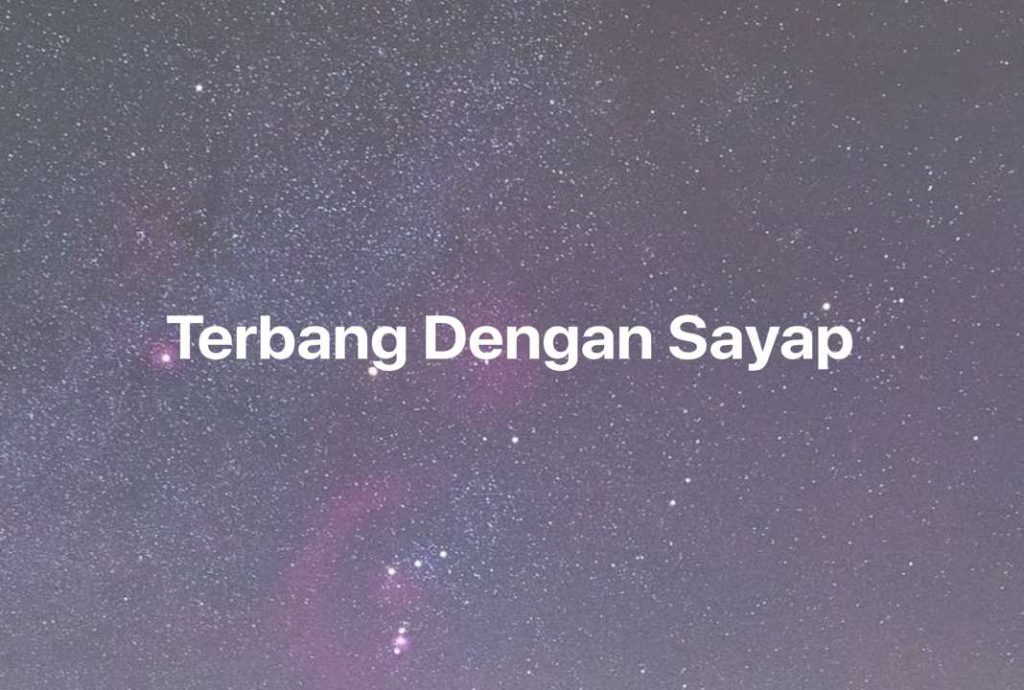 Gambar Mimpi Terbang Dengan Sayap