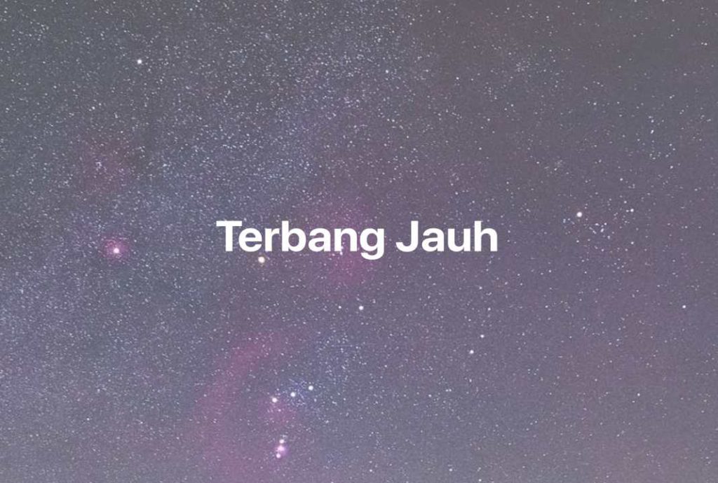 Gambar Mimpi Terbang Jauh