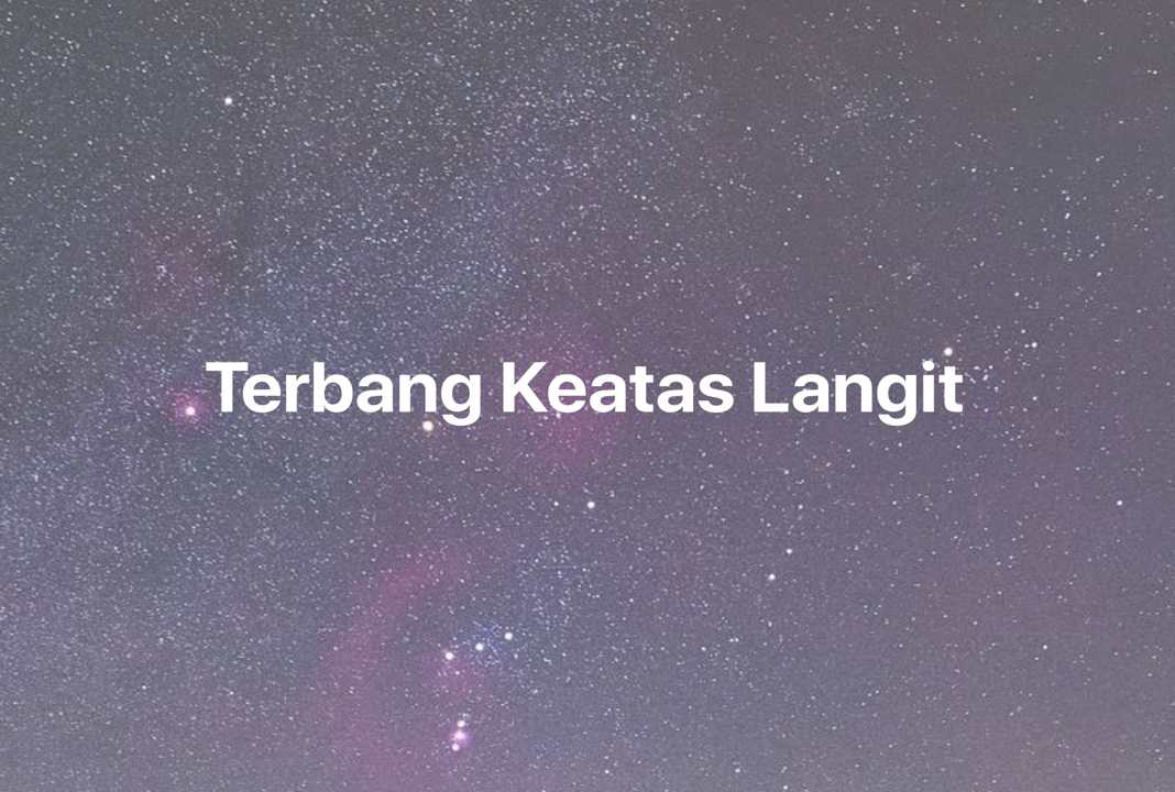 Gambar Mimpi Terbang Keatas Langit