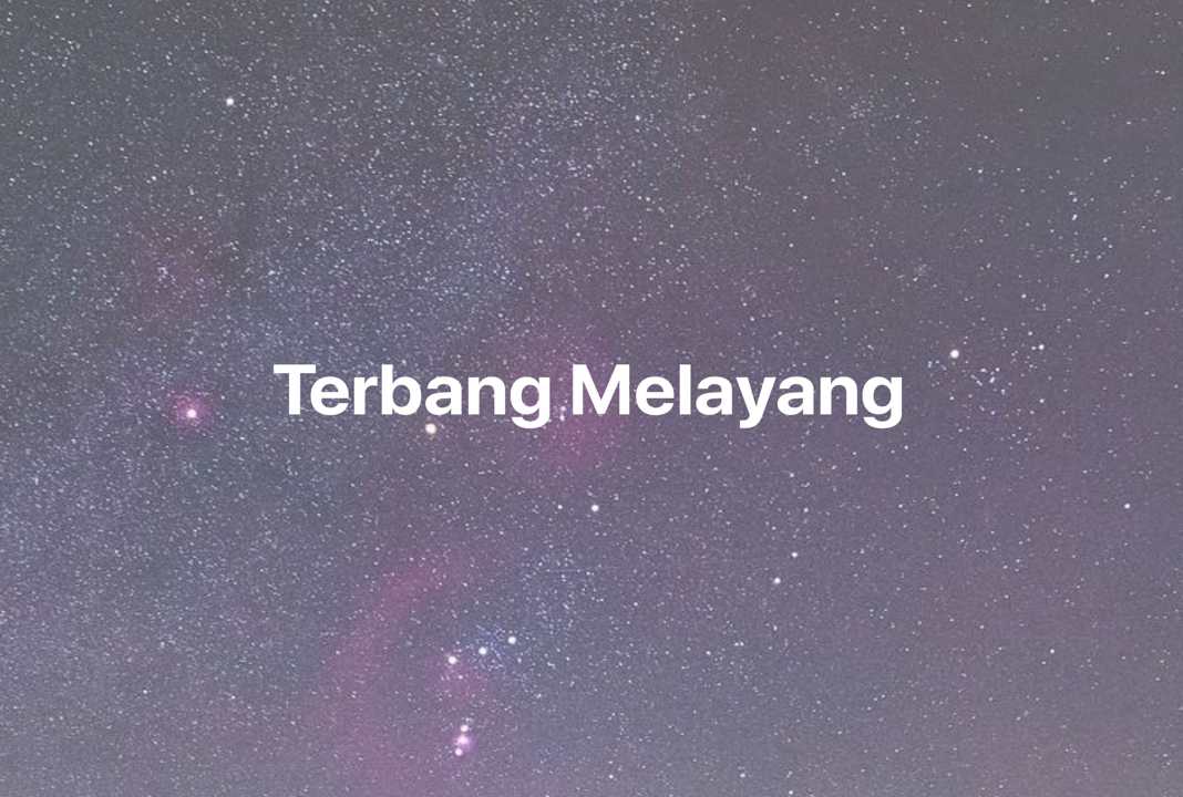 Gambar Mimpi Terbang Melayang