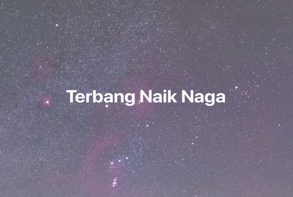 Gambar Mimpi Terbang Naik Naga