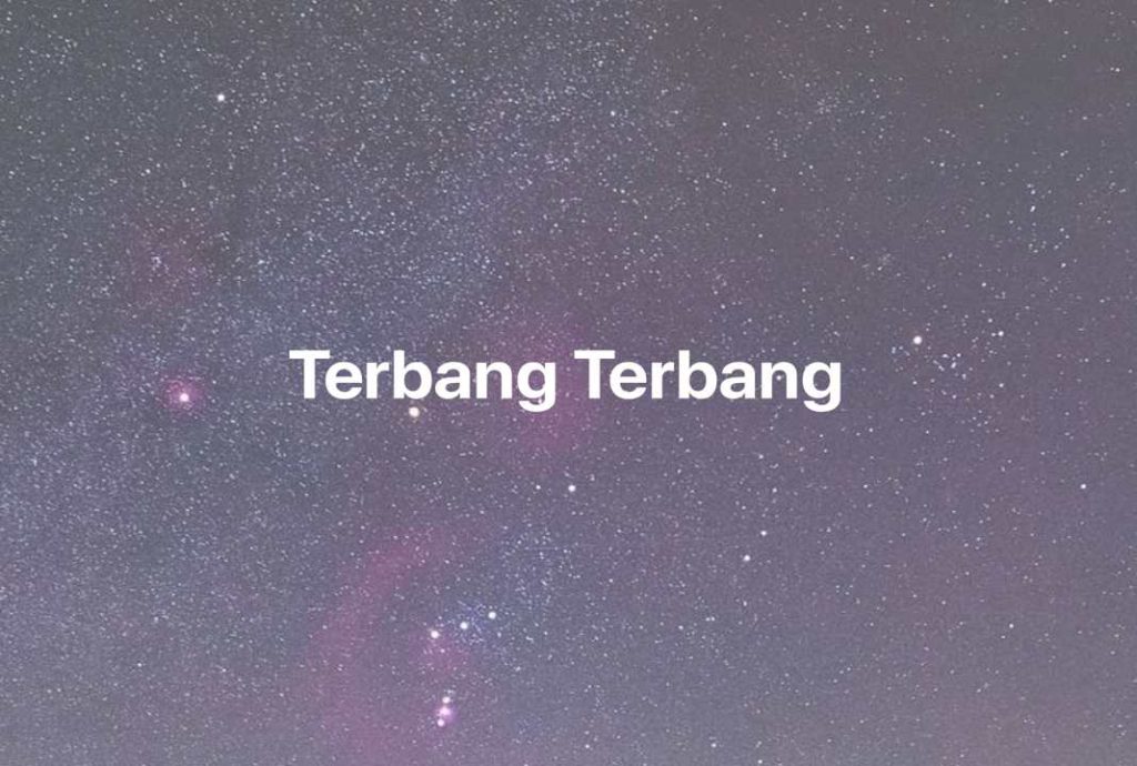 Gambar Mimpi Terbang Terbang