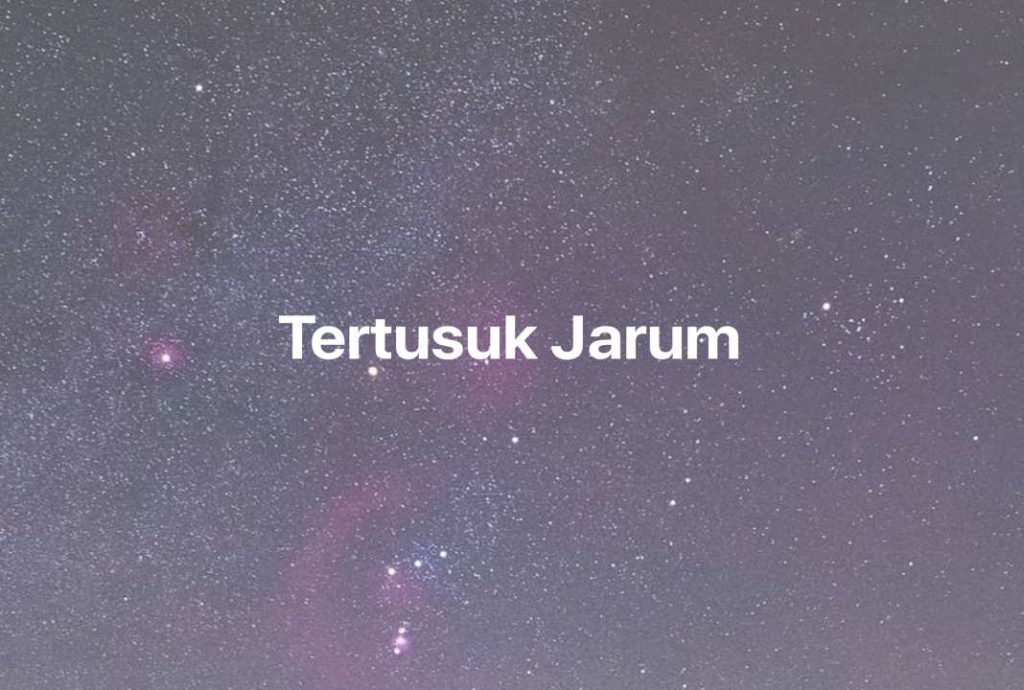 Gambar Mimpi Tertusuk Jarum