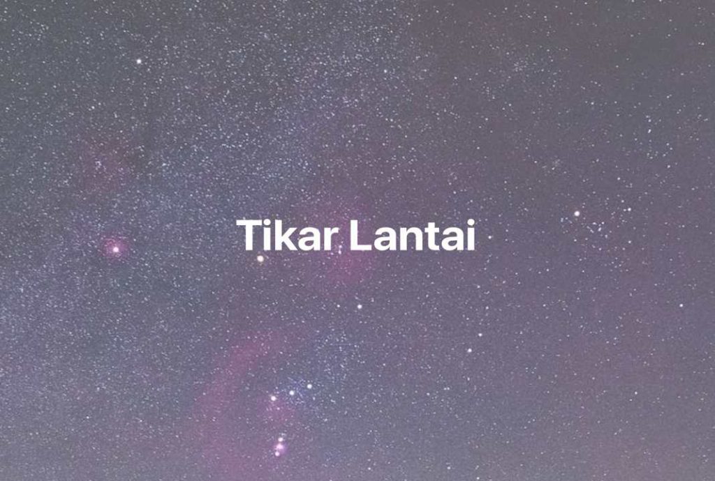 Gambar Mimpi Tikar Lantai