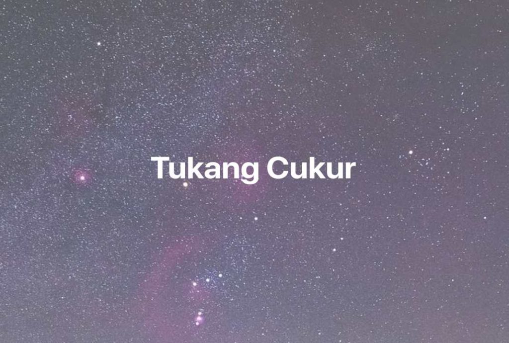 Gambar Mimpi Tukang Cukur