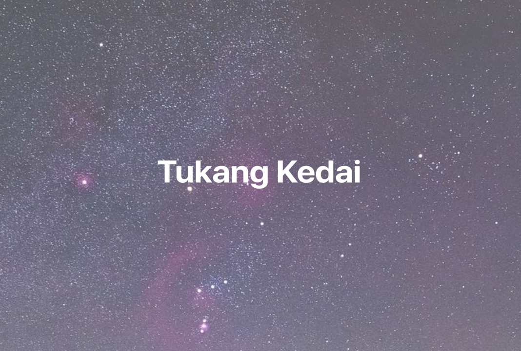 Gambar Mimpi Tukang Kedai