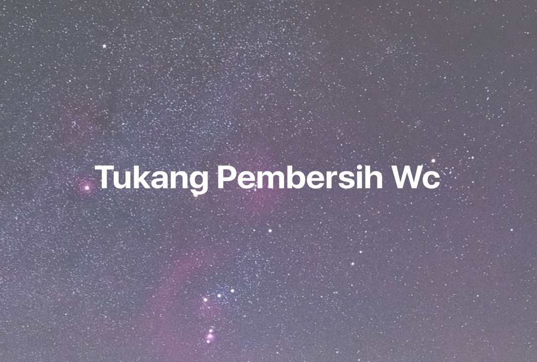 Gambar Mimpi Tukang Pembersih Wc